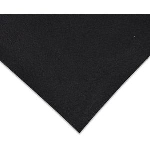 FLOORDIREKT Naaldvilt - Superflex - Zwart - 200 x 200 cm