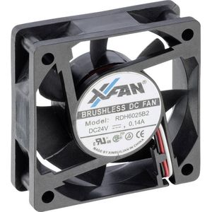 X-Fan - RDH6025B2 - Axiaalventilator - 24 V/DC - 33 m³/h - 60 x 60 x 25 mm