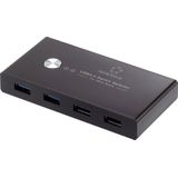Renkforce RF-SHB-200 - 4 Poorten USB 3.2 Gen 1 - Zwart