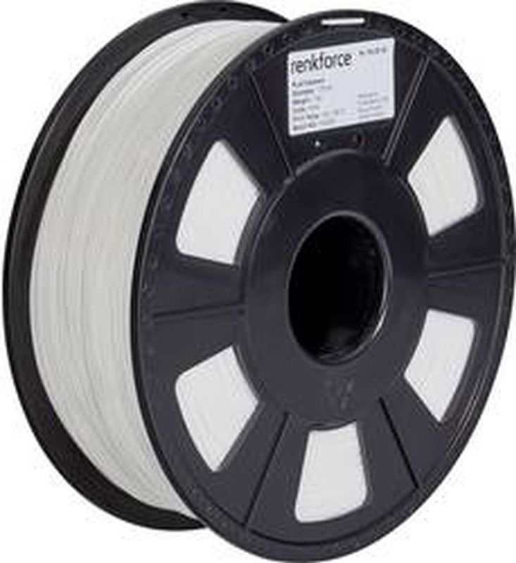 Renkforce - RF-4511190 - 3D Printing Materiaal - Wit - PLA - 1 kg