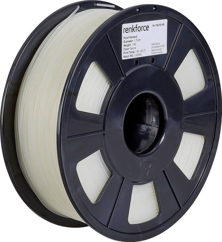 Renkforce - RF-4511200 - Filament PLA - Transparant - 1.75 mm - 1000 g