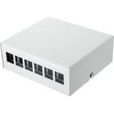 Renkforce 6 poorten Consolidation Point Box voor Keystone Module Zonder connectoren Aansluittechniek: Keystone module