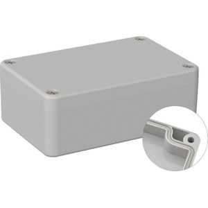Tru Components Universele behuizing 98 x 64 36,4 PC Lichtgrijs RAL 7035 1 st. (Huisvesting), Elektronica benodigdheden + Behuizing, Grijs