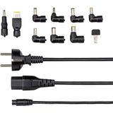 VOLTCRAFT NPS-134 USB Laptop netvoeding 134.5 W 12 V/DC, 14 V/DC, 15 V/DC, 16 V/DC, 18 V/DC, 18.5 V/DC, 19 V/DC, 19.5 V