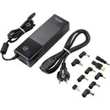 VOLTCRAFT NPS-134 USB Laptop netvoeding 134.5 W 12 V/DC, 14 V/DC, 15 V/DC, 16 V/DC, 18 V/DC, 18.5 V/DC, 19 V/DC, 19.5 V