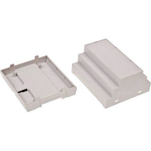 Tru Components - Top-hat Railbehuizing - Grijs - ABS-V0 Materiaal