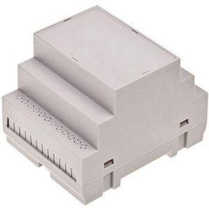 Tru Components - Top-hat Railbehuizing - Elektronica Benodigdheden - Grijs - ABS-V0