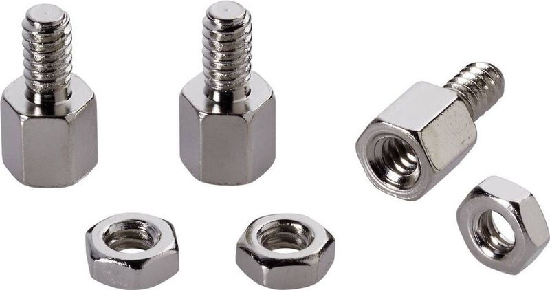 Renkforce - D-SUB Connector Schroeven - Zilver - 20 Stuks