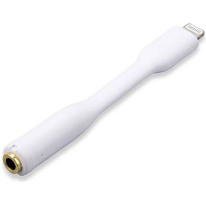 Renkforce Apple iPad/iPhone/iPod Adapterkabel [1x Apple dock-stekker Lightning - 1x Vergulde 3,5mm-contactbus] 0.84 m Wit