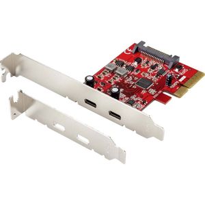 Renkforce - RF-4599664 - USB 3.1 Gen 2-controllerkaart - USB-C - PCIe