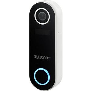 Sygonix SY-4694702 Buitenunit voor Video-deurintercom via WiFi WiFi Wit, Zwart