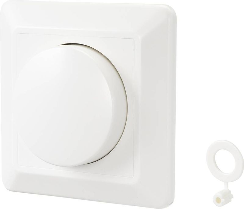 Sygonix SY-4697882 Draaidimmer Geschikt voor lampen: Halogeenlamp, LED-lamp, Gloeilamp
