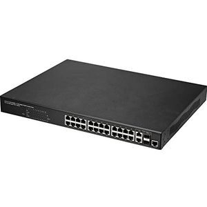 RENKFORCE RF-MSW-620 RJ45/SFP 24+2 poorten 1 GBit/s PoE functie