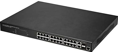 Renkforce Netwerk Switch - 24+2 Poorten - 1 Gbit/s - PoE-functie