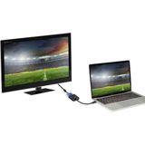 Renkforce USB-C VGA Adapter Zwart - 10.00 cm