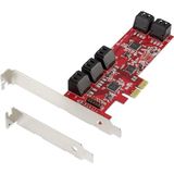Renkforce - RF-4679590 - RAID-controller - PCIe x4 - Geschikt voor SATA SSD