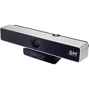 Sygonix Connect Webcam 2K (2592 x1944) met stereomicrofoon (5 Mpx), Webcam, Zwart, Zilver