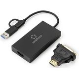Renkforce Externe videokaart DDR3-RAM USB-A, USB-C® 5Gbps, HDMI, DVI