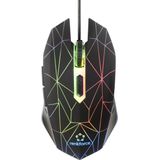 Renkforce RF-GM-120 Gaming-muis USB Optisch Zwart 6 Null Verlicht Rechtshandigen