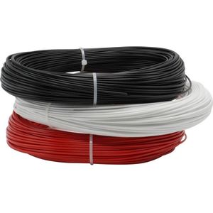 Renkforce RF-4738582 Filament ABS kunststof 1.75 mm 600 g Zwart, Wit, Rood 1 stuk(s)