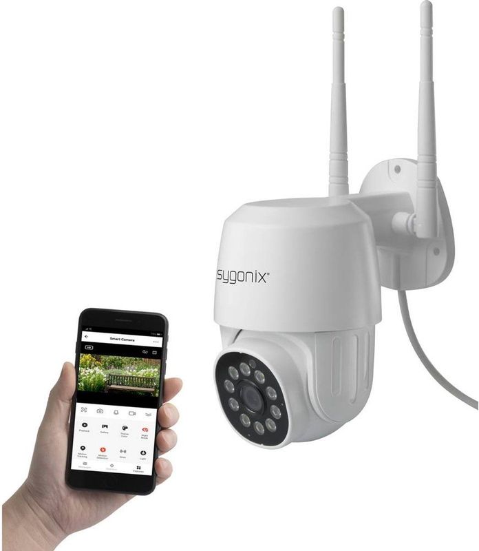 Sygonix - SY-4760960 - IP Bewakingscamera - WLAN - LAN - 1920 x 1080 Pixel