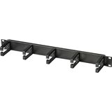 Renkforce - RF-4755508 - Netwerkkast Kabelgeleider - Zwart - Accessoires voor Serverkasten