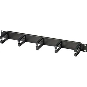 Renkforce - RF-4755508 - Netwerkkast Kabelgeleider - Zwart - Accessoires voor Serverkasten