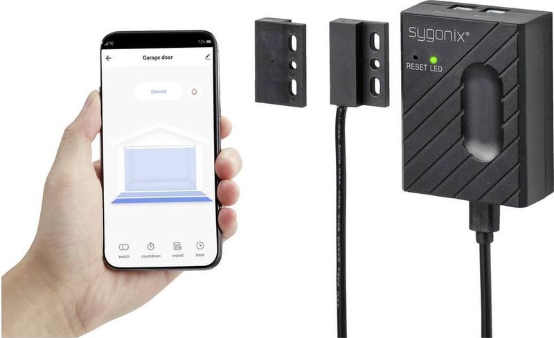 Sygonix SY-4887416 Draadloze garagedeuropener 2.4 GHz Opbouw (op muur)