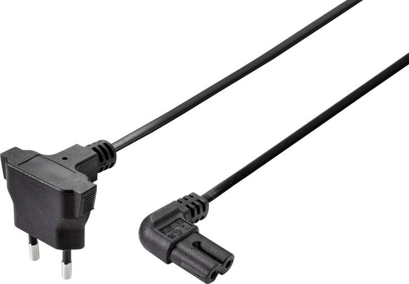 Sygonix SY-5043506 Strom Netzkabel Schwarz 5.00 m