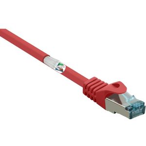 RF-5043954 RJ45 Netzwerkkabel, Patchkabel cat 6a s/ftp 2.00 m Rot Flammwidrig 1 St. - Renkforce