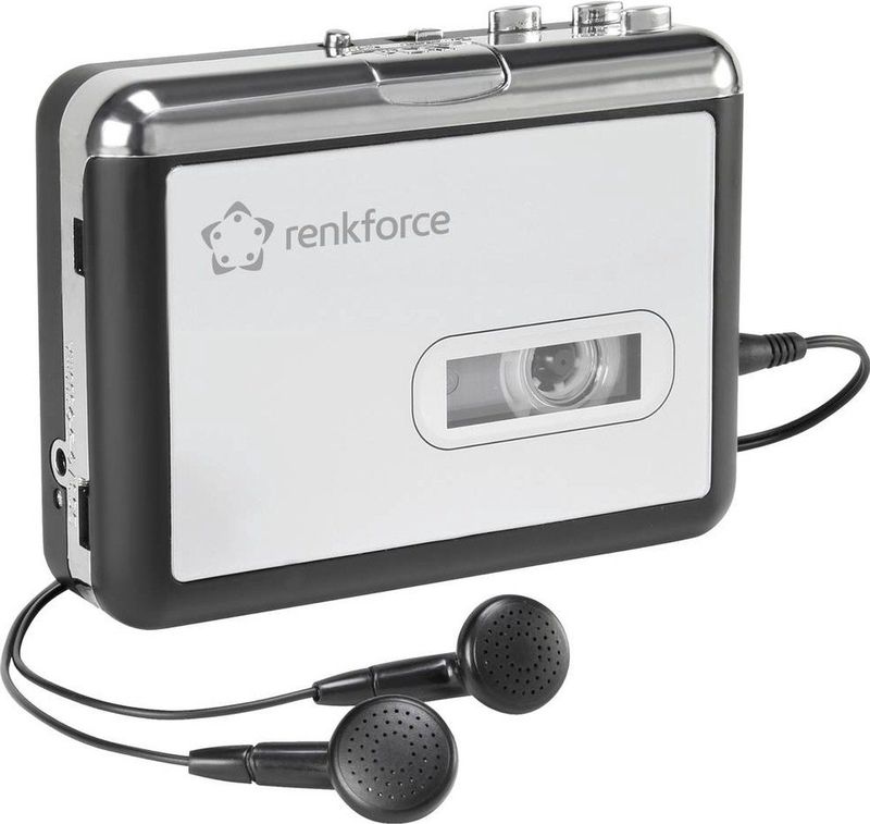Renkforce RF-CP-170 Cassettedigitaliseerder - Incl. Hoofdtelefoon