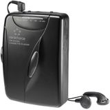 Renkforce RF-CP-150 Draagbare cassettespeler Zwart