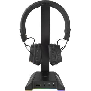 SpeaKa Professional SP-HPS-320 Koptelefoonstandaard Geschikt voor (koptelefoon): On Ear koptelefoon, Over Ear koptelefoon Zwart