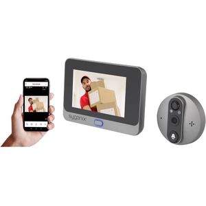 Sygonix Camera Voo - Video-binnenunit Voor Video-deurintercom Via WiFi WiFi Grijs