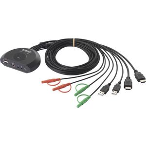 SpeaKa Professional KVM-Switch - 2 Poorten - HDMI - 4096x2160 Pixel