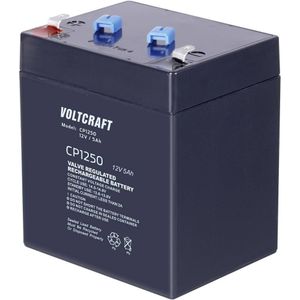 Voltcraft CE12V/5Ah VC-12713985 Loodaccu 12 V 5 Ah loodvlies (AGM) (B x H x D) (1 Pcs., 5000 mAh), Batterijen