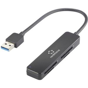 Renkforce RF-PCR-220 Externe geheugenkaartlezer USB 3.2 Gen 1 (USB 3.0) Zwart