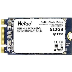 Netac Technology N5N 512GB M.2 SATA SSD 2242 SATA 6 Gb/s Retail NT01N5N-512-N4X