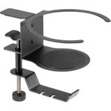 SpeaKa Professional SP-HCH-120 Koptelefoonhouder Geïntegreerde kabelvoering Zwart