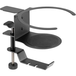 SpeaKa Professional - Hoofdtelefoonhouder - Zwart - Staal