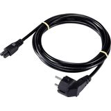 Sygonix - SY-5178374 Netkabel - Zwart - 5 m - Euronorm Aansluitkabel met Randaarde