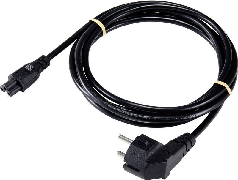 Sygonix - SY-5178374 Netkabel - Zwart - 5 m - Euronorm Aansluitkabel met Randaarde