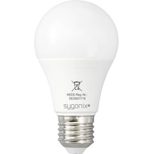 Sygonix SY-5218532 LED-lamp Energielabel: F (A - G) E27 9 W Warmwit tot neutraalwit