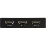 SpeaKa Professional - SP-HDS-210 - HDMI-switch - 3 Poorten - UHD 8K @ 60 Hz