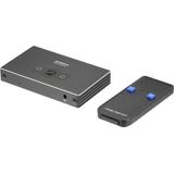 SpeaKa Professional - SP-HSW-300 - HDMI-switch - Zwart - 2 Poorten - UHD 8K @ 60 Hz