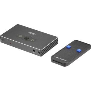 SpeaKa Professional - SP-HSW-300 - HDMI-switch - Zwart - 2 Poorten - UHD 8K @ 60 Hz