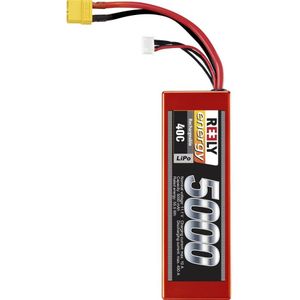 Modellbau-Akkupack (LiPo) 11.1 v 5000 mAh Zellen-Zahl: 3 40 c Hardcase XT90 - Reely
