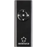 Renkforce - RF-PLP-200 - Draadloze Presenter - Inclusief Laserpointer - Zwart