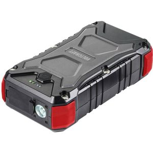 VOLTCRAFT VC PB PD65W Rugged Powerbank 30000 mAh Power Delivery 3.0 Li-ion Zwart-rood LED-zaklamp, Statusweergave, Outdoor, Gelijktijdig laden en ontladen