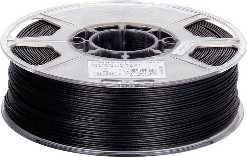 ESUN ePA-CF Filament - PLA - Kunststof - Carbon - Mat - 1 kg